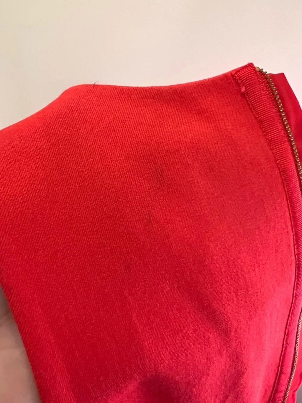 Banana Republic Red Fit & Flare Sleeveless Dress spring wedding guest dress